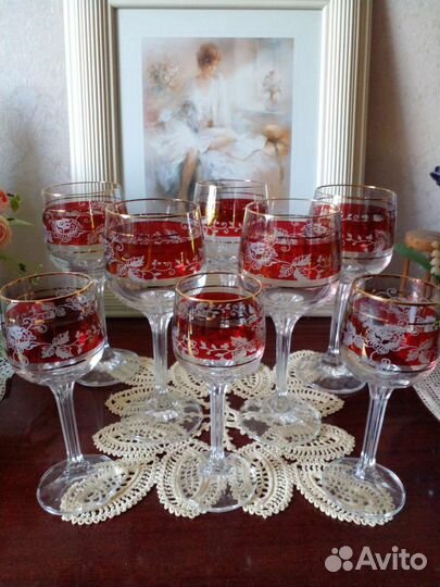 Фужеры и рюмки. Богемия