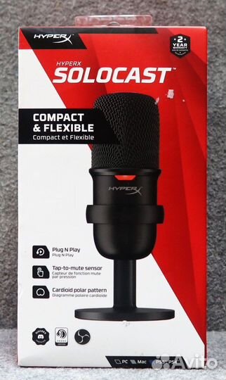 Микрофон hyperx solocast новый