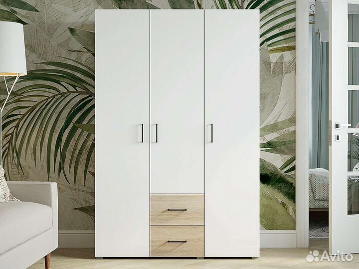 Шкаф Victor 3ств2ящ, в наличии, 2 цвета