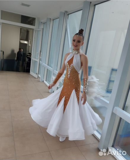 Платье для бальных танцев стандарт