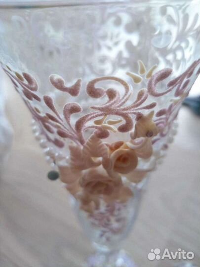 Фужеры,богемское стекло. Аренда