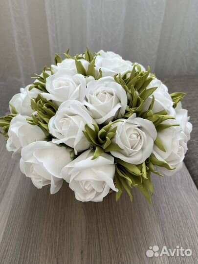 Букет из мыльных цветов