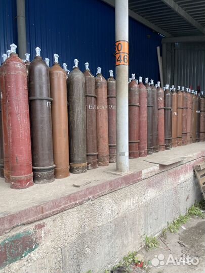 Углекислота, гелий, водород, аргон, азот, баллоны