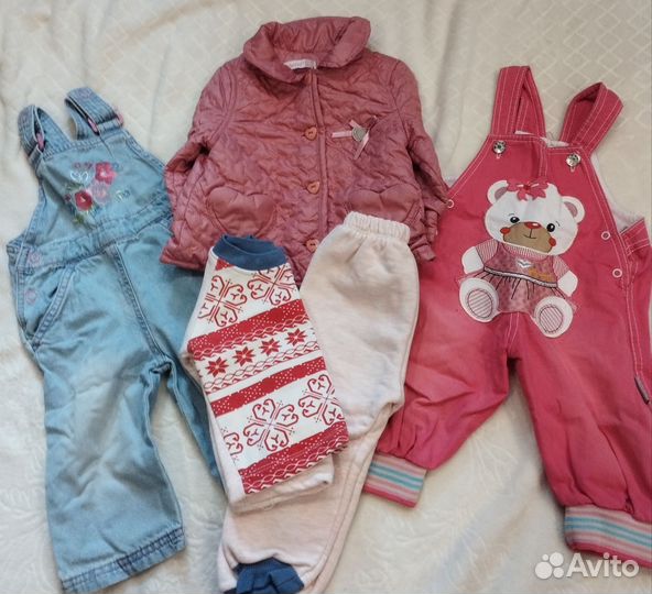 Пакет вещей на девочку 74 размер