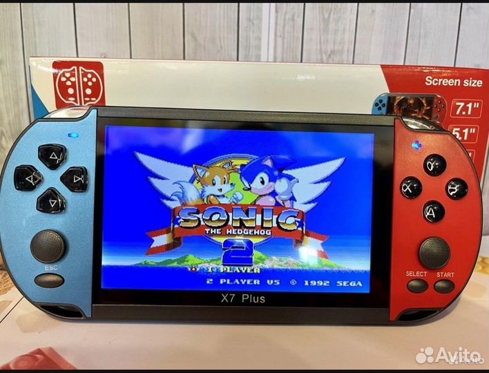 Портативная игровая консоль X7 Plus