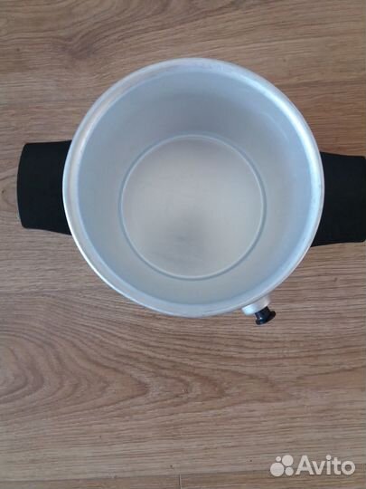 Кастрюля с двойным дном и стенками. Новая