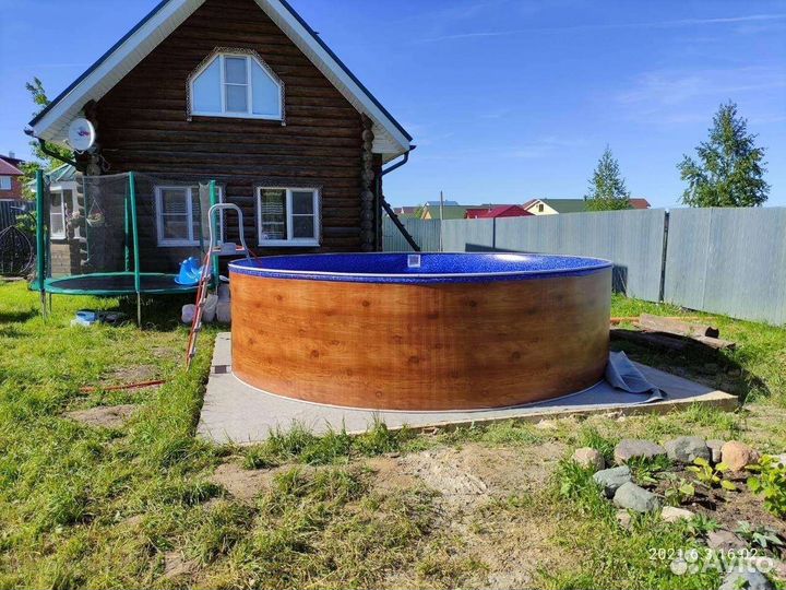 Сборный морозостойкий бассейн Лагуна 1.5м,1.25м