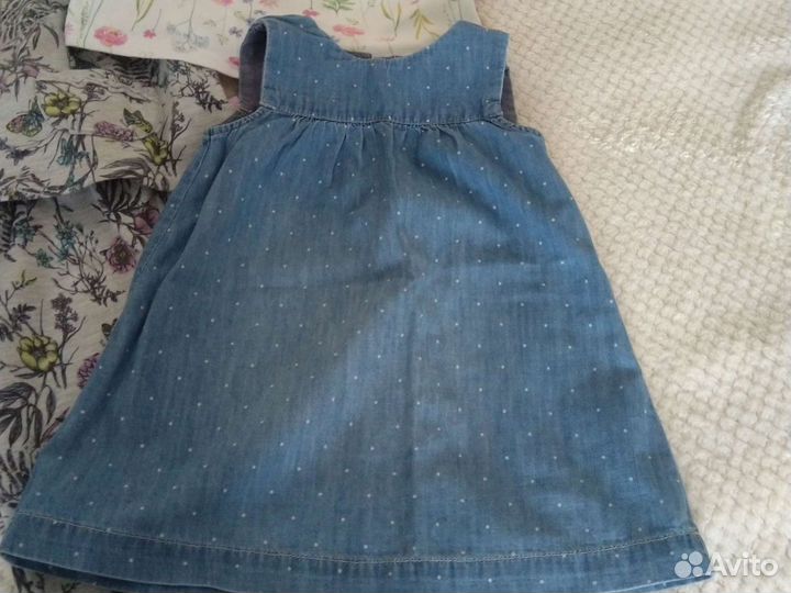 Комплект вещей на девочку 80-86