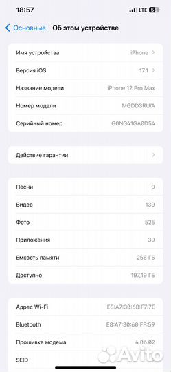 iPhone 12 Pro Max, 256 ГБ