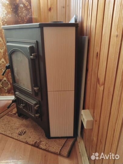 Печь-камин дровяная