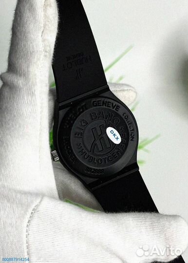 Наручные часы Hublot WHB3 чёрные (Арт.45885)