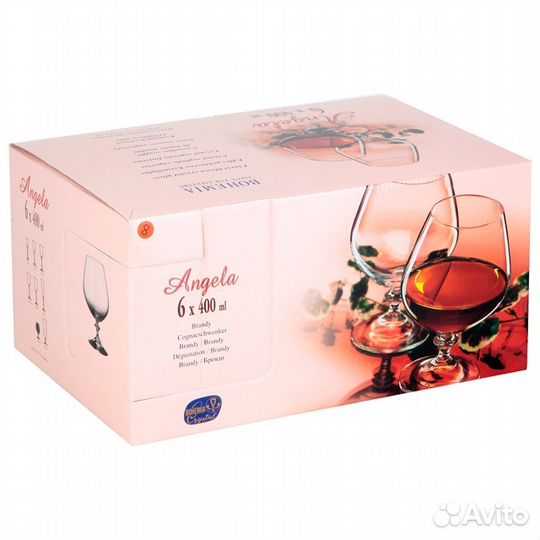 Новый Набор бокалов bohemia