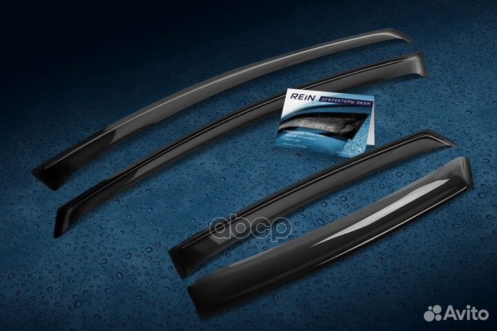 Дефлектор окон (накладной скотч 3М) (4 шт.) ваз