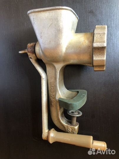 Мясорубка ручная СССР чугунная