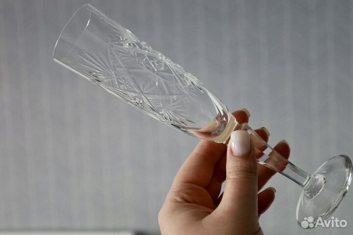 Бокал хрусталь СССР 3 шт