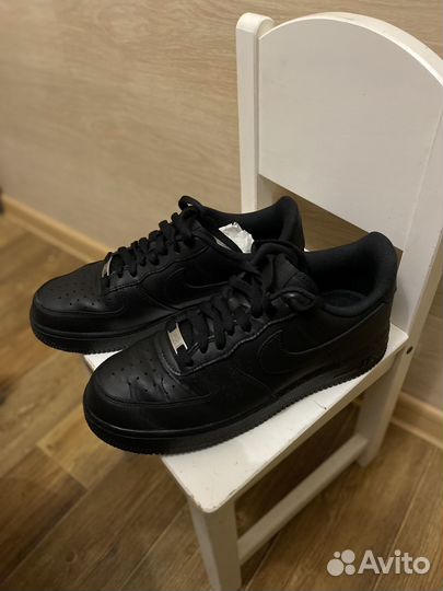 Кроссовки мужские nike air force 1 черные