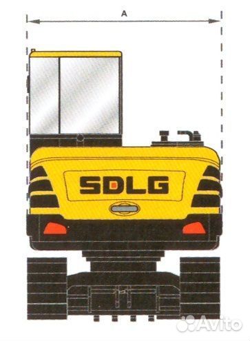 Гусеничный экскаватор SDLG (LGCE) ER636F, 2023