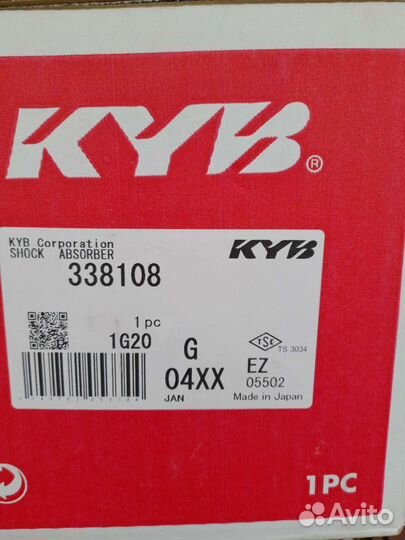 Амортизатор передний Hyundai Solaris. Kia Rio