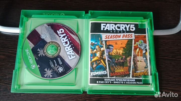 Игры Xbox One диски far cry 5 и just cause 3