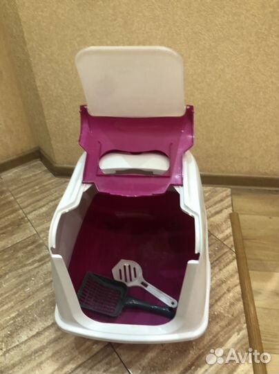 Кошачий лоток закрытый