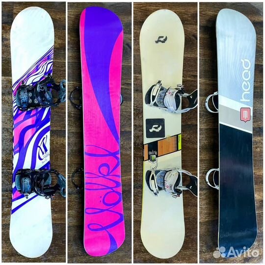 Сноуборды с креплениями 152-153