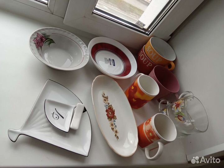 Кружки. Тарелки. Посуда
