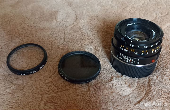 Объектив Minolta M-Rokkor 40 mm f/ 2.0