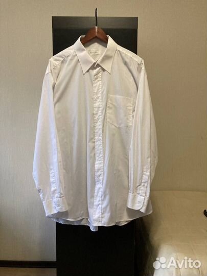 Рубашка большая белая мужская