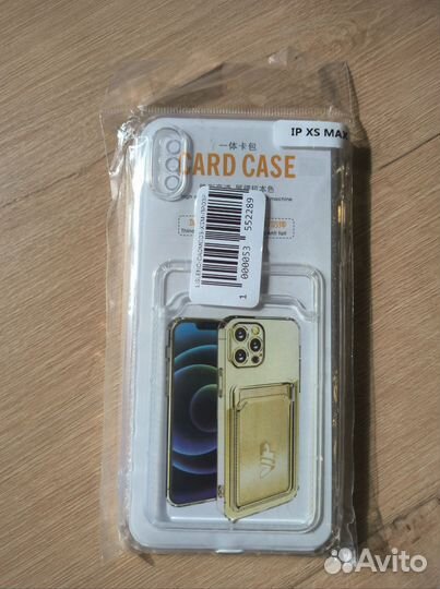 Чехол на iPhone XS max прозрачный новый