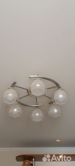 Люстра потолочная бу