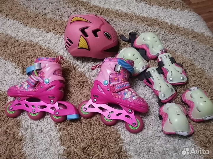 Роликовые коньки раздвижные 28-31 размер
