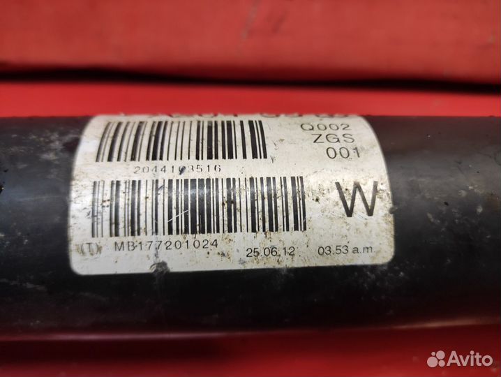 Кардан Mercedes W204, C207