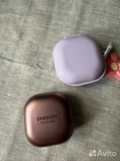 Наушники Samsung galaxy buds live бронза