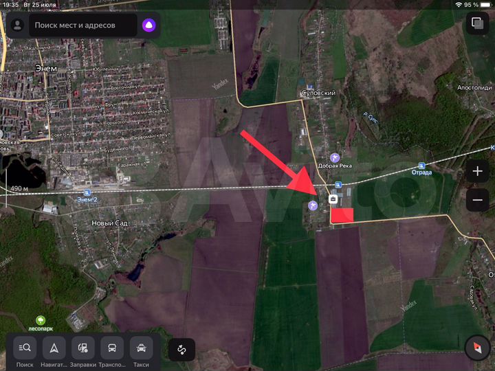 Участок 8 га (СНТ, ДНП)