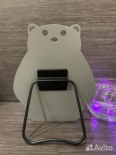 Зеркало настольное в форме мишки