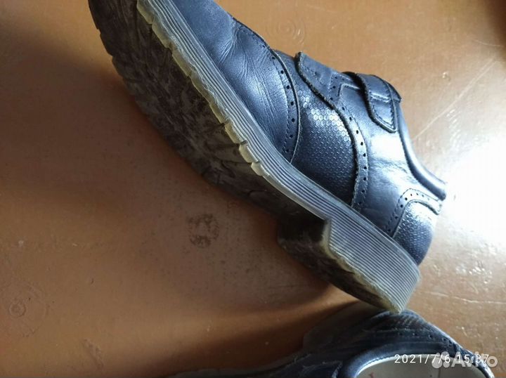 Туфли кожаные