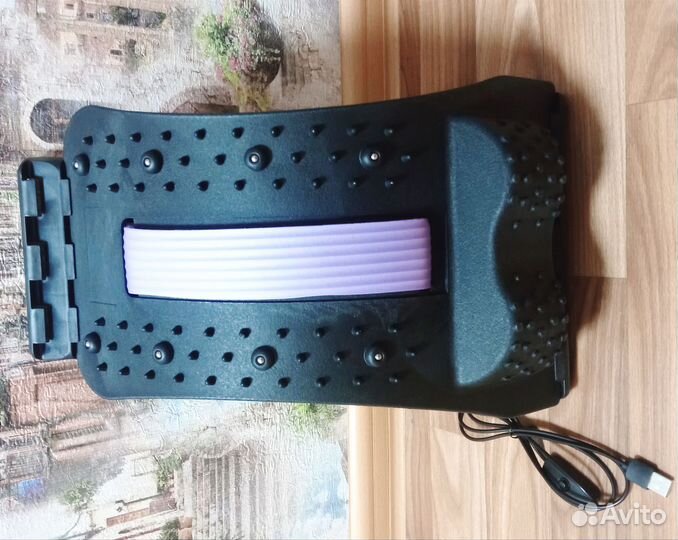Массажер для спины шеи поясницы Мостик вибромассаж