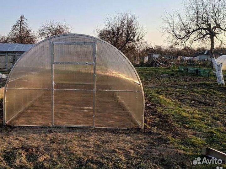 Теплица усиленная поликарбонат, рассрочка, кредит