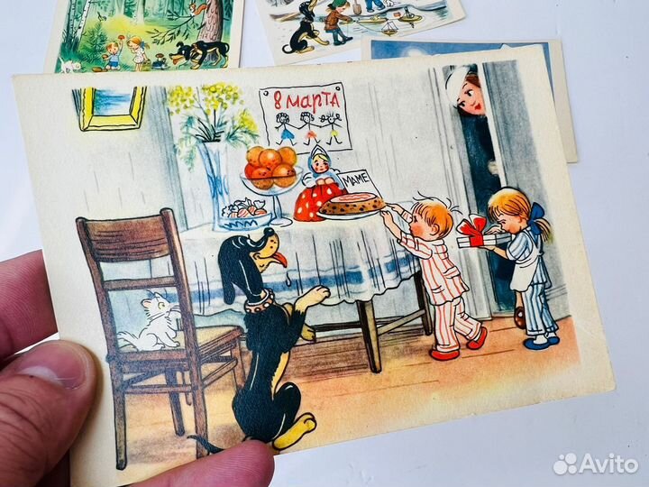 Винтажные открытки СССР
