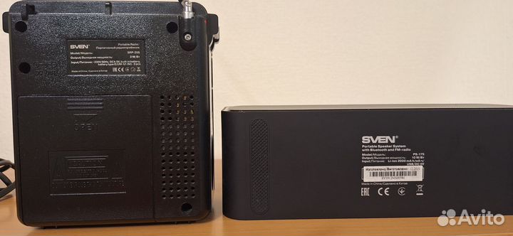 Портативная акустическая система Sven
