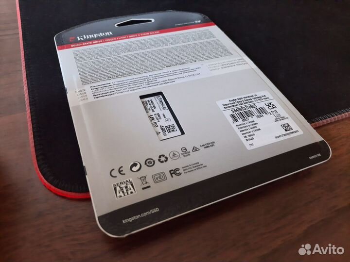 SSD диск Kingston 480 Gb