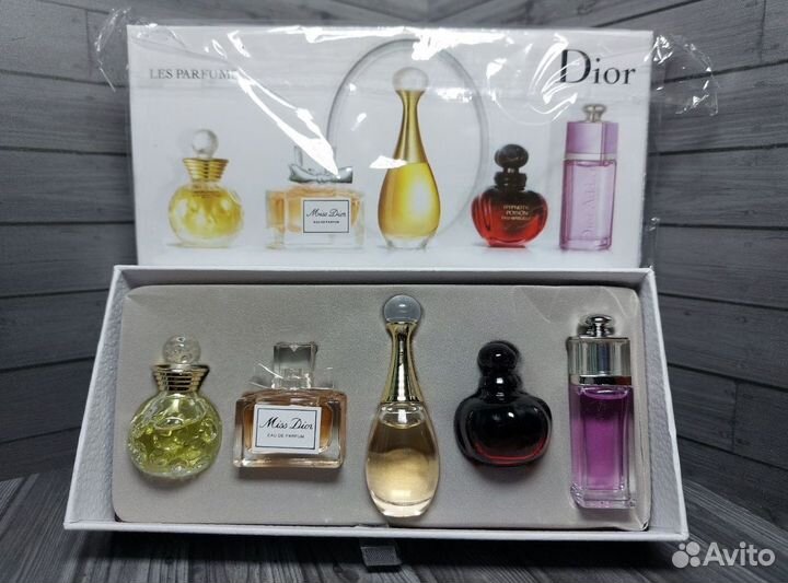 Набор женских духов Dior 5 по 5мл