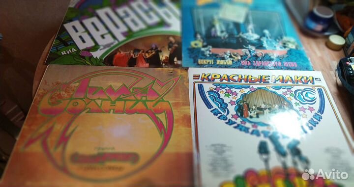 Взрослые и детские виниловые пластинки СССР