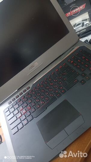 Игровой ноутбук asus ROG G752 i7 RAM 32.gb