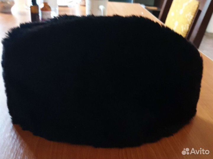 Шапка из натурального меха мужская пилотка