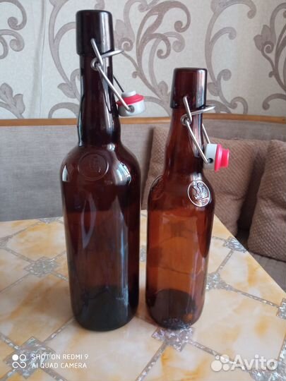Бутылки с бугельной пробкой