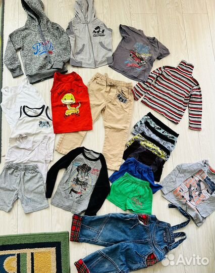 Детские вещи пакетом на мальчика 92 98