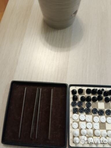 Шахматы и шашки дорожные. Малюсенькие. Магнитные