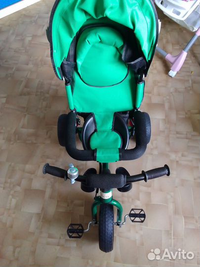 Велосипед коляска с ручкой