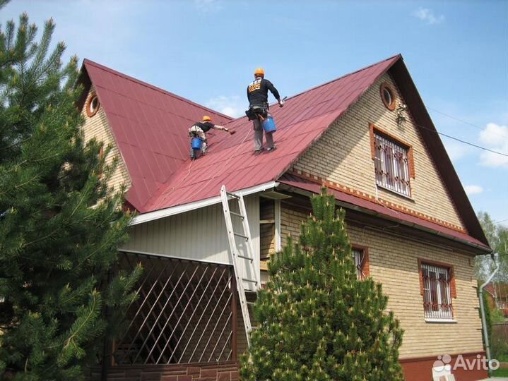 Покраска крыш